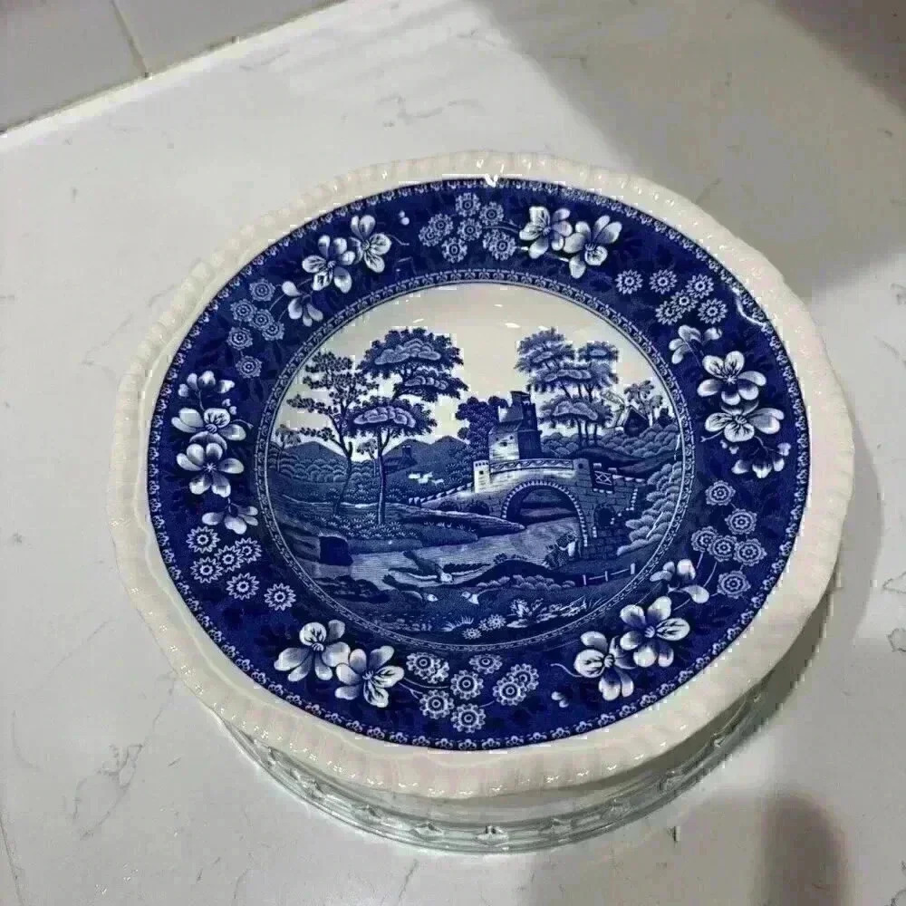 Copeland Spode Blue Tower Old Mark Fruit / Dessert Bowl(s) - Picture 1 of 10